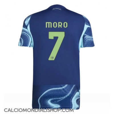 Maglie da calcio Ajax Raul Moro #7 Seconda Maglia 2025-26 Manica Corta Maglie da calcio Ajax Raul Moro #7 Seconda Maglia 2025-26 Manica Corta